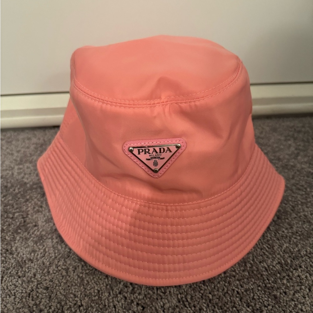 Prada Pink Bucket Hat